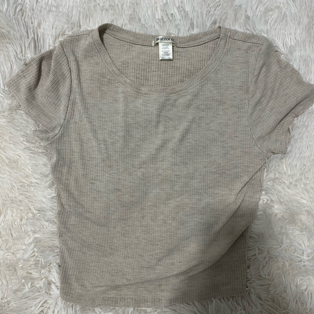 Women’s Tan Crop Top